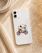 Snoopy & Woodstock Tandem Bike Sticker