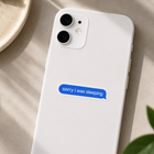 Sorry I Was Sleeping Text Message Sticker