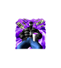 Purple Money Spider Sticker