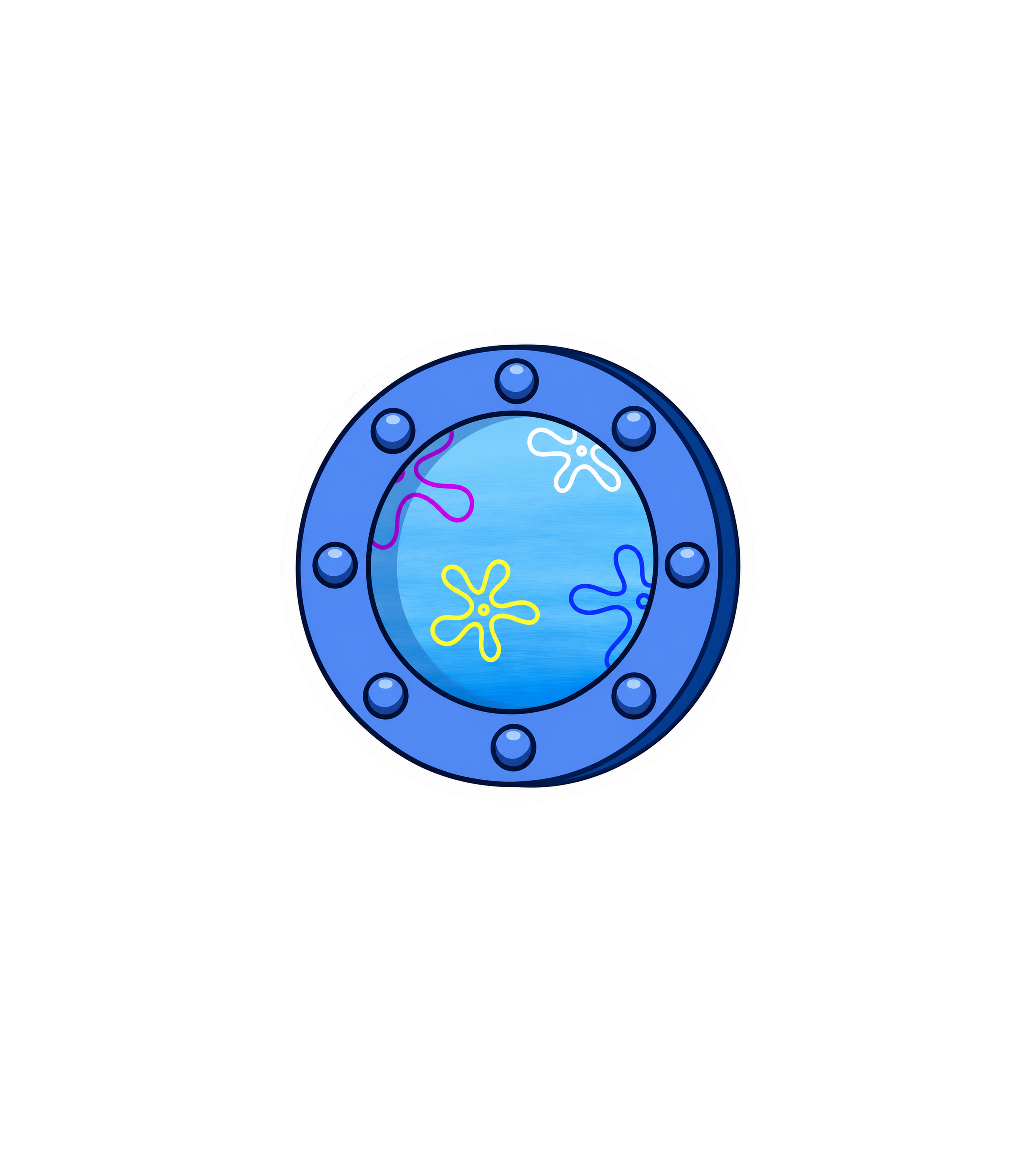 Bikini Bottom Porthole Sticker