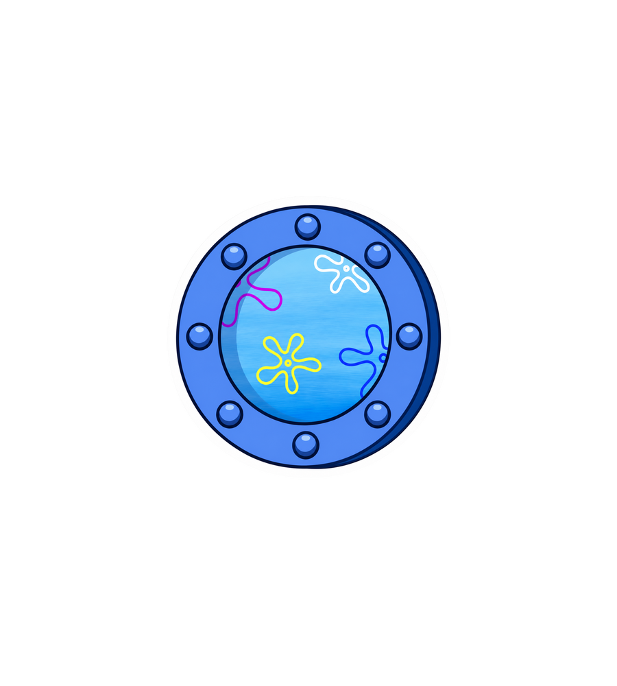 Bikini Bottom Porthole Sticker