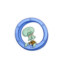 Squidward Window Sticker