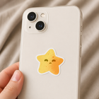 Sleepy Golden Star Sticker