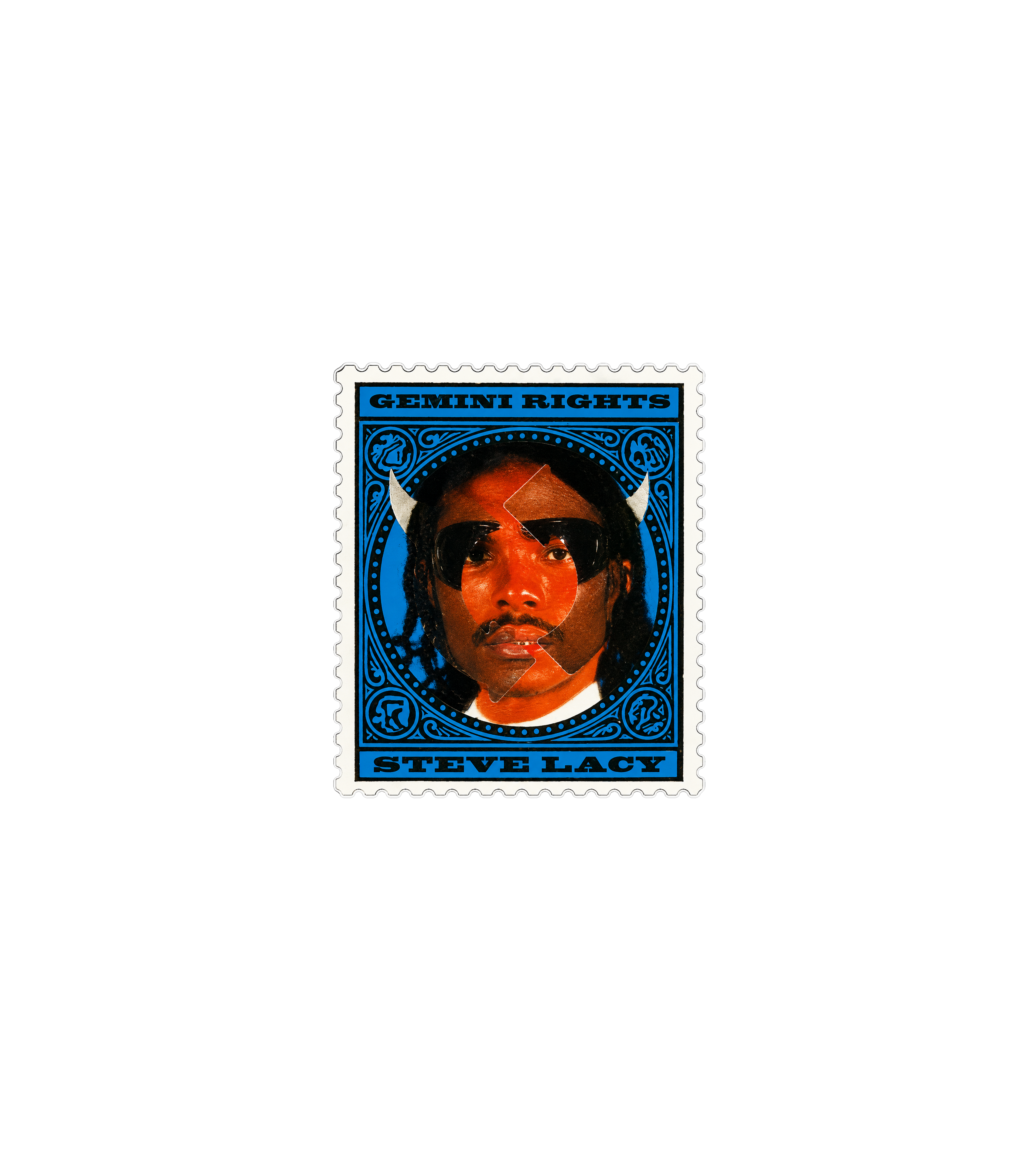 Steve Lacy Portrait Stamp Sticker