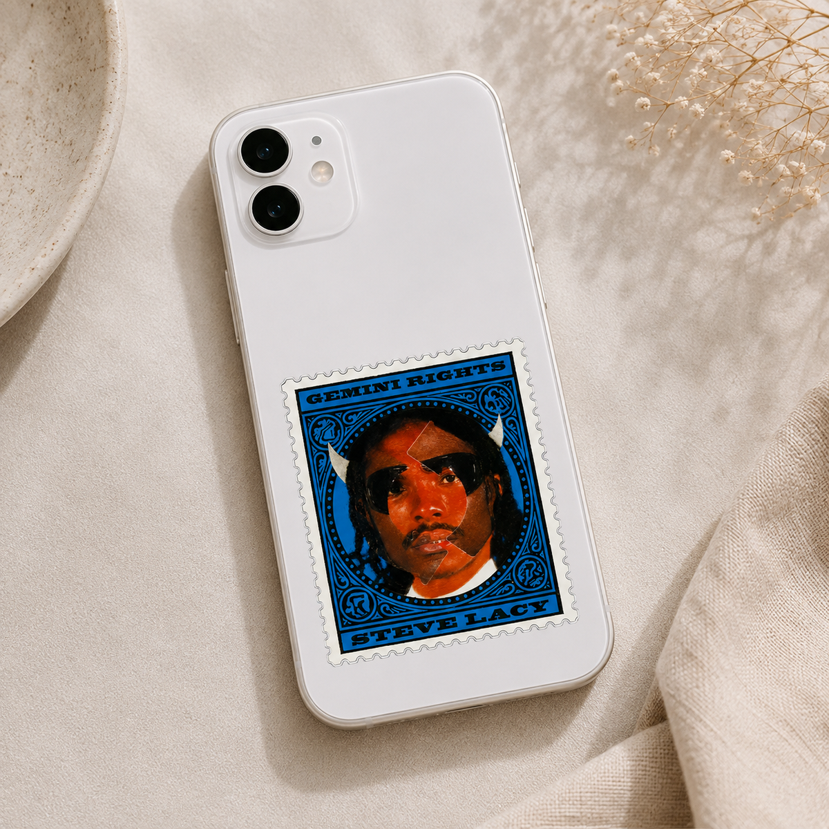 Steve Lacy Portrait Stamp Sticker