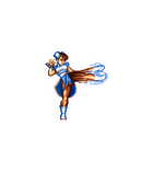 Chun-Li Street Fighter Sticker – Spinning Kick
