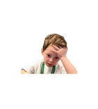 Stressed Facepalm Kid Sticker