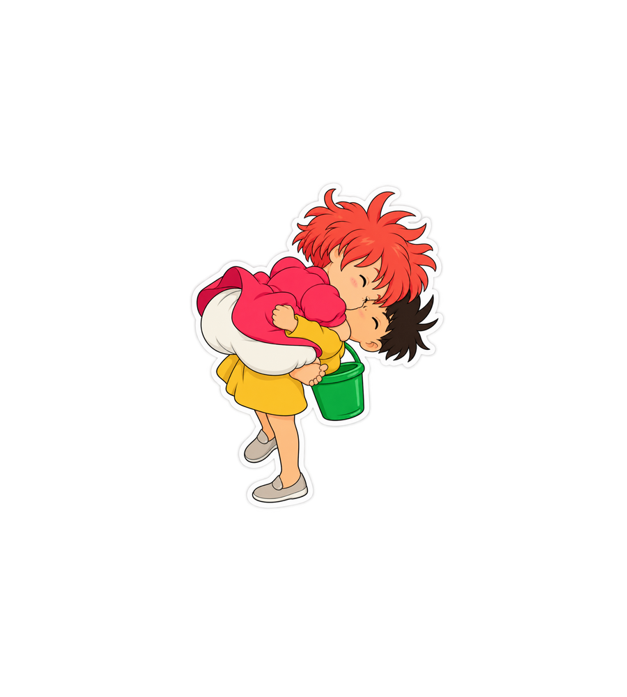 Ponyo & Sosuke Sticker
