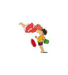 Ponyo & Sosuke Kiss Sticker