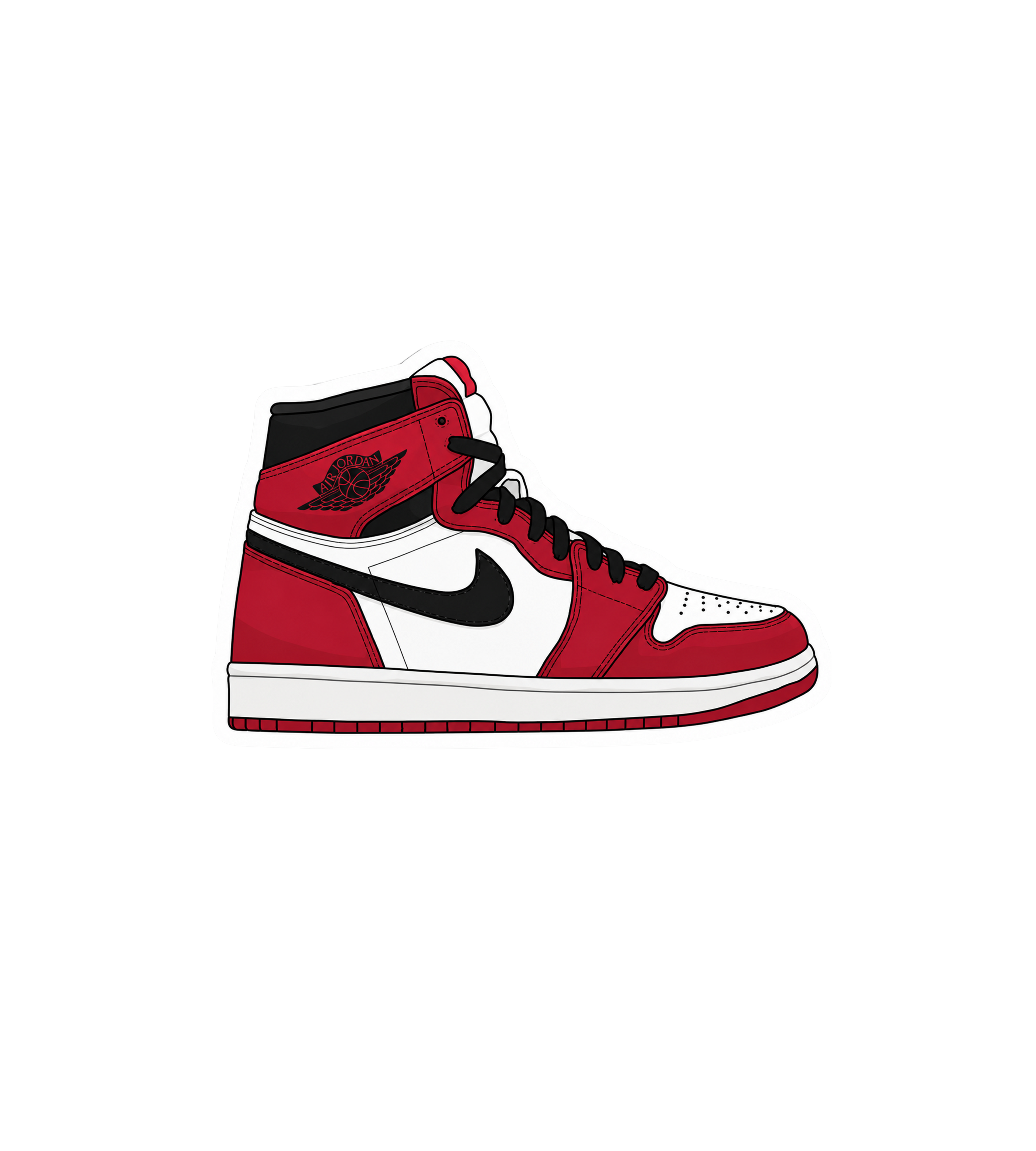 Chicago High Sneaker Sticker