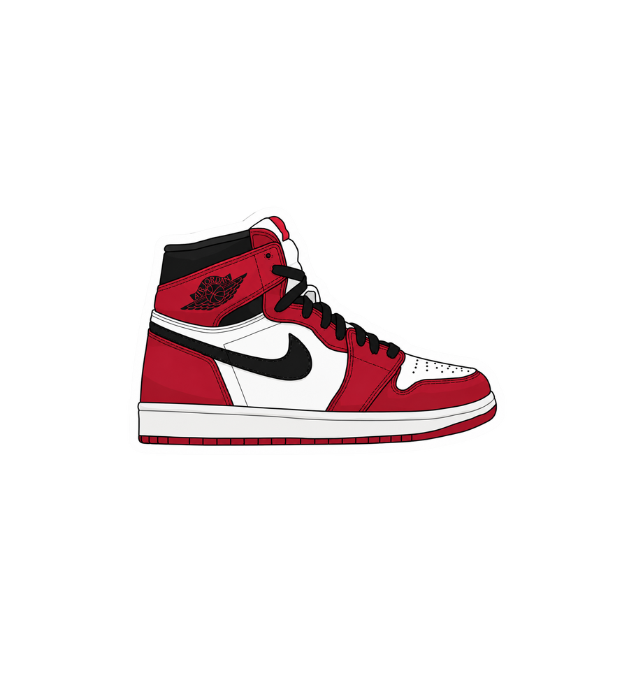 Chicago High Sneaker Sticker