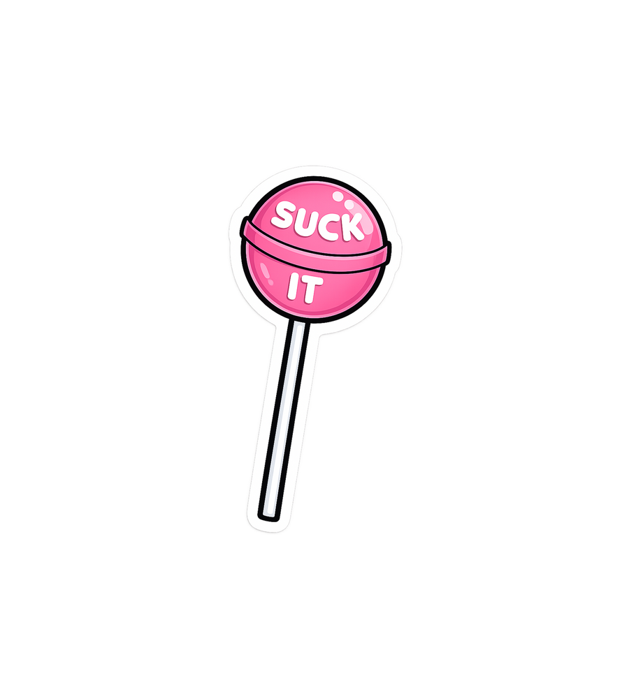 Suck It Lollipop Sticker