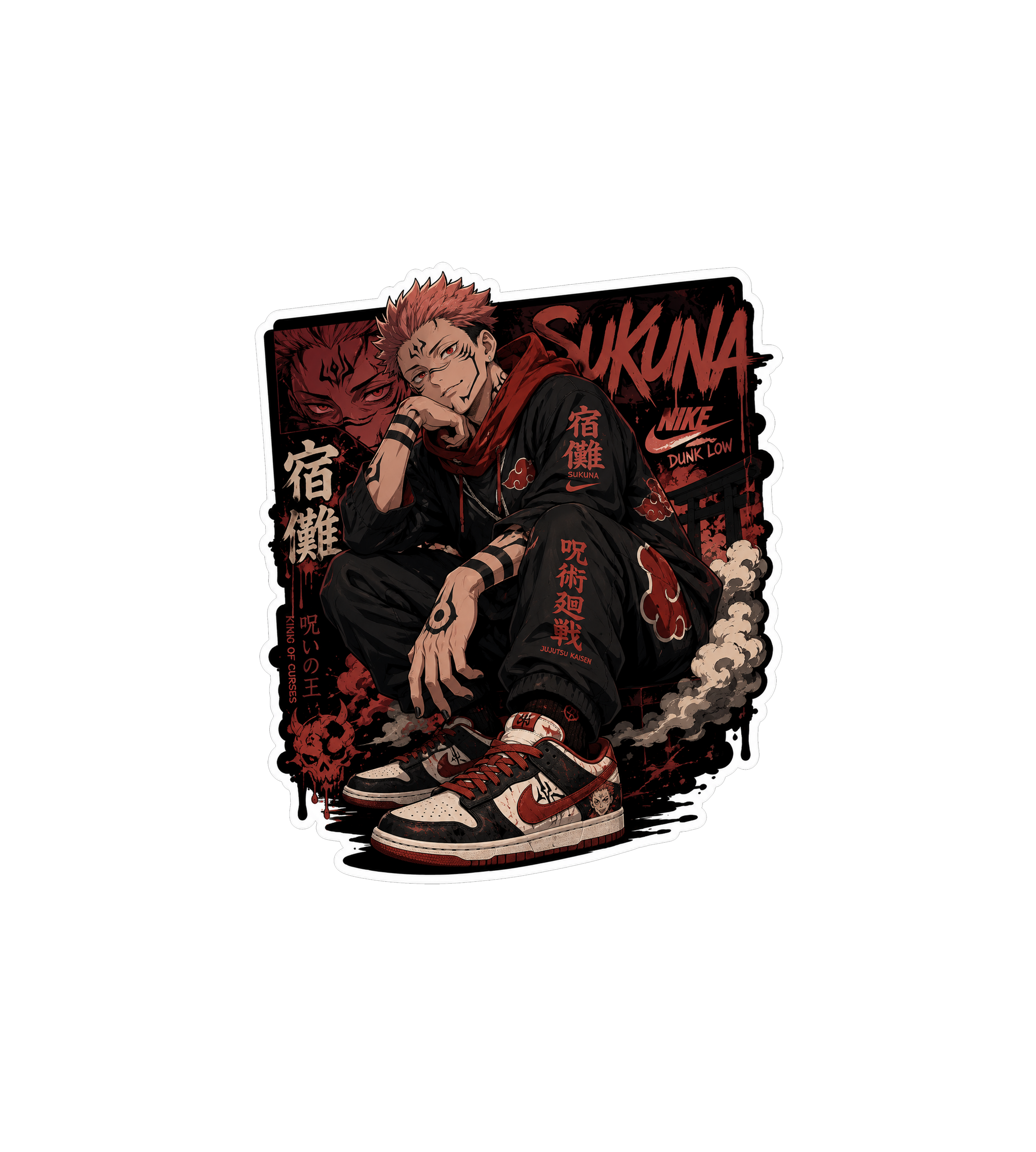 Sukuna Sneakerhead Sticker