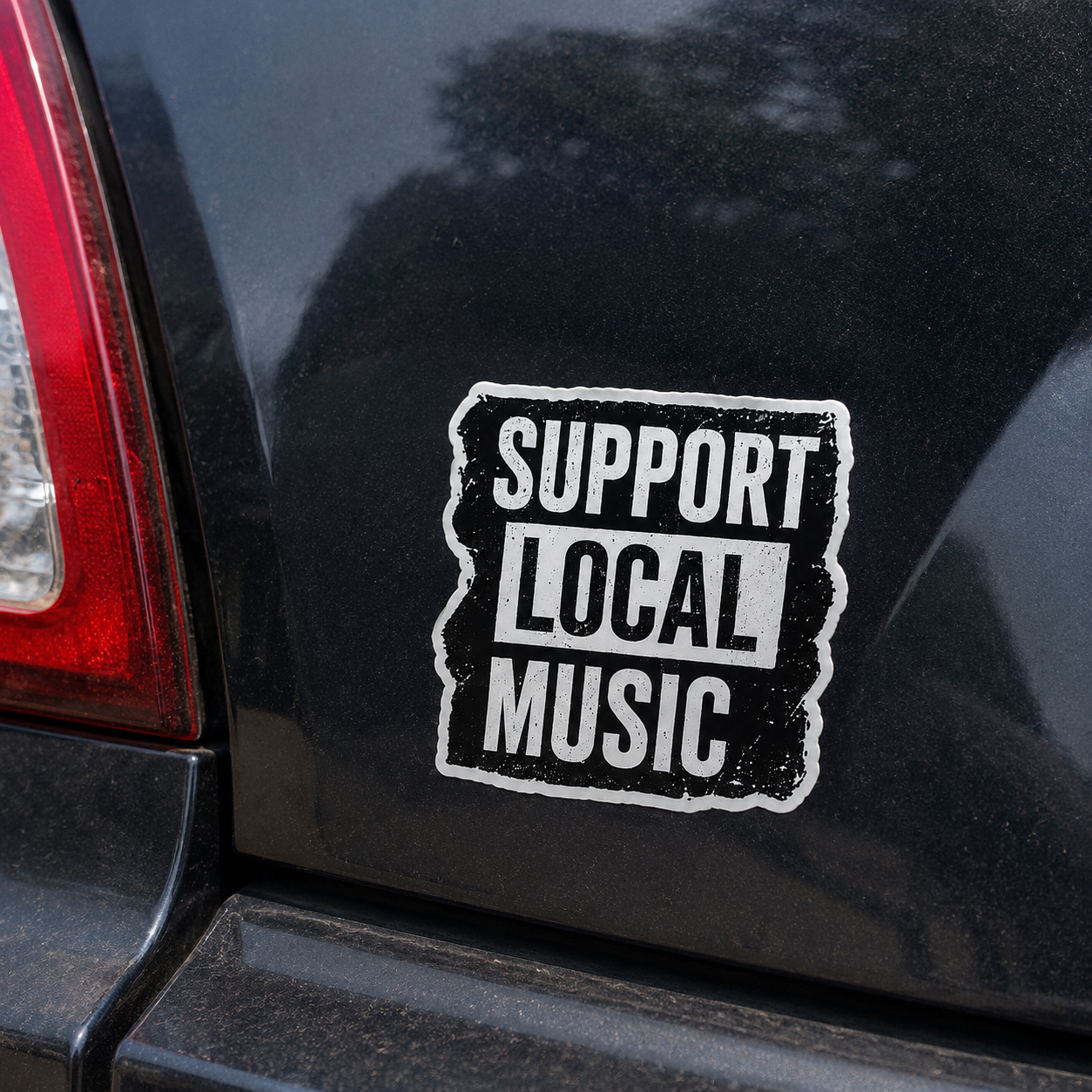 Support Local Music Vinyl Sticker