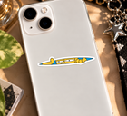 Homer Simpson Peeking Sticker