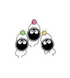 Susuwatari Soot Sprites Sticker