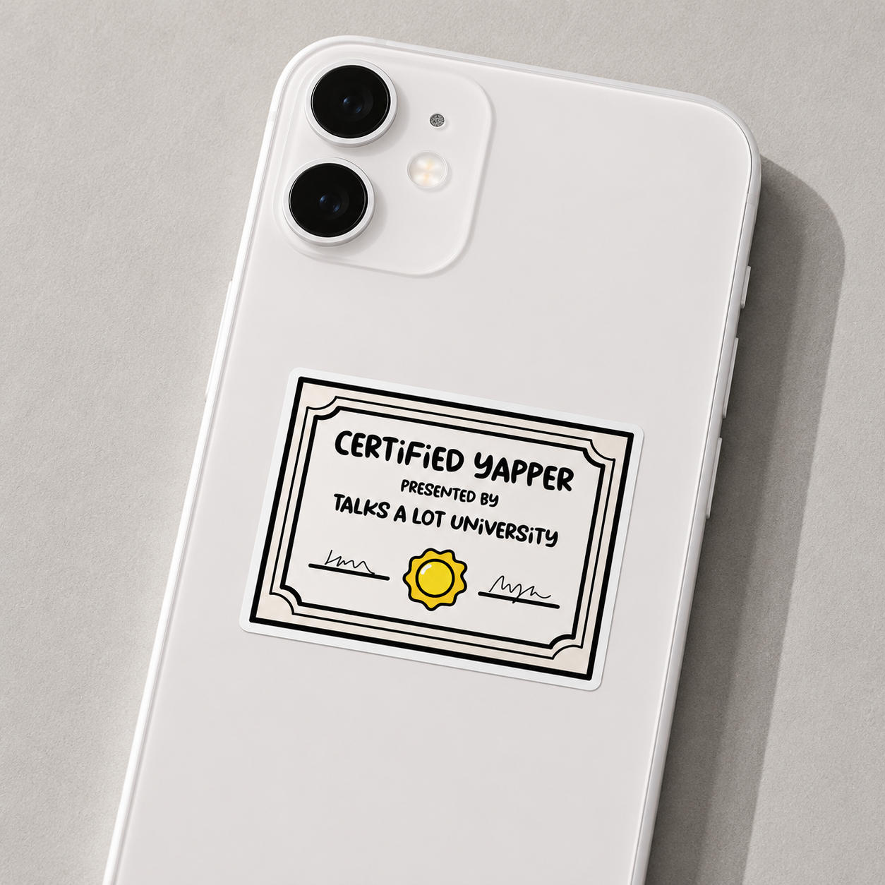 Certified Yapper Sticker