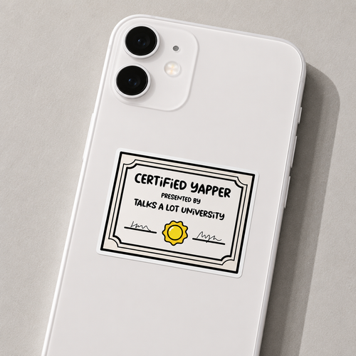 Certified Yapper Sticker