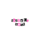 Thank U, Next Collage Sticker – Ariana Grande