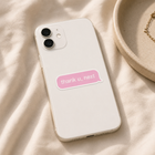 Thank U, Next Pink Text Sticker