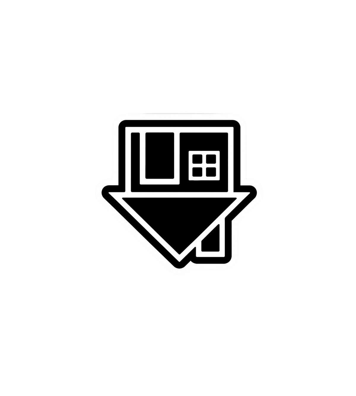 The Neighbourhood Logo Sticker