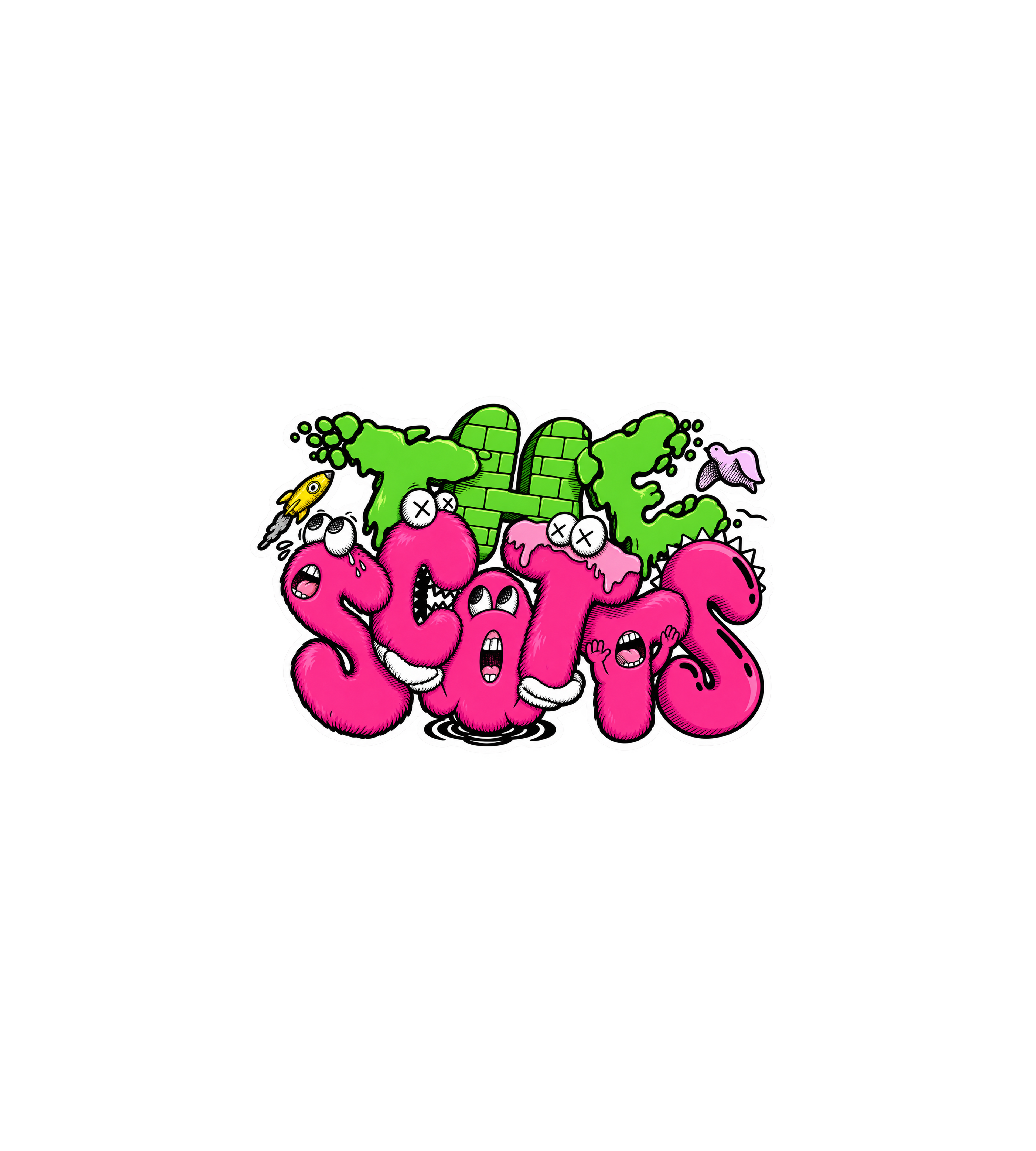 The Scotts Graffiti Sticker