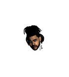 The Weeknd Portrait Sticker
