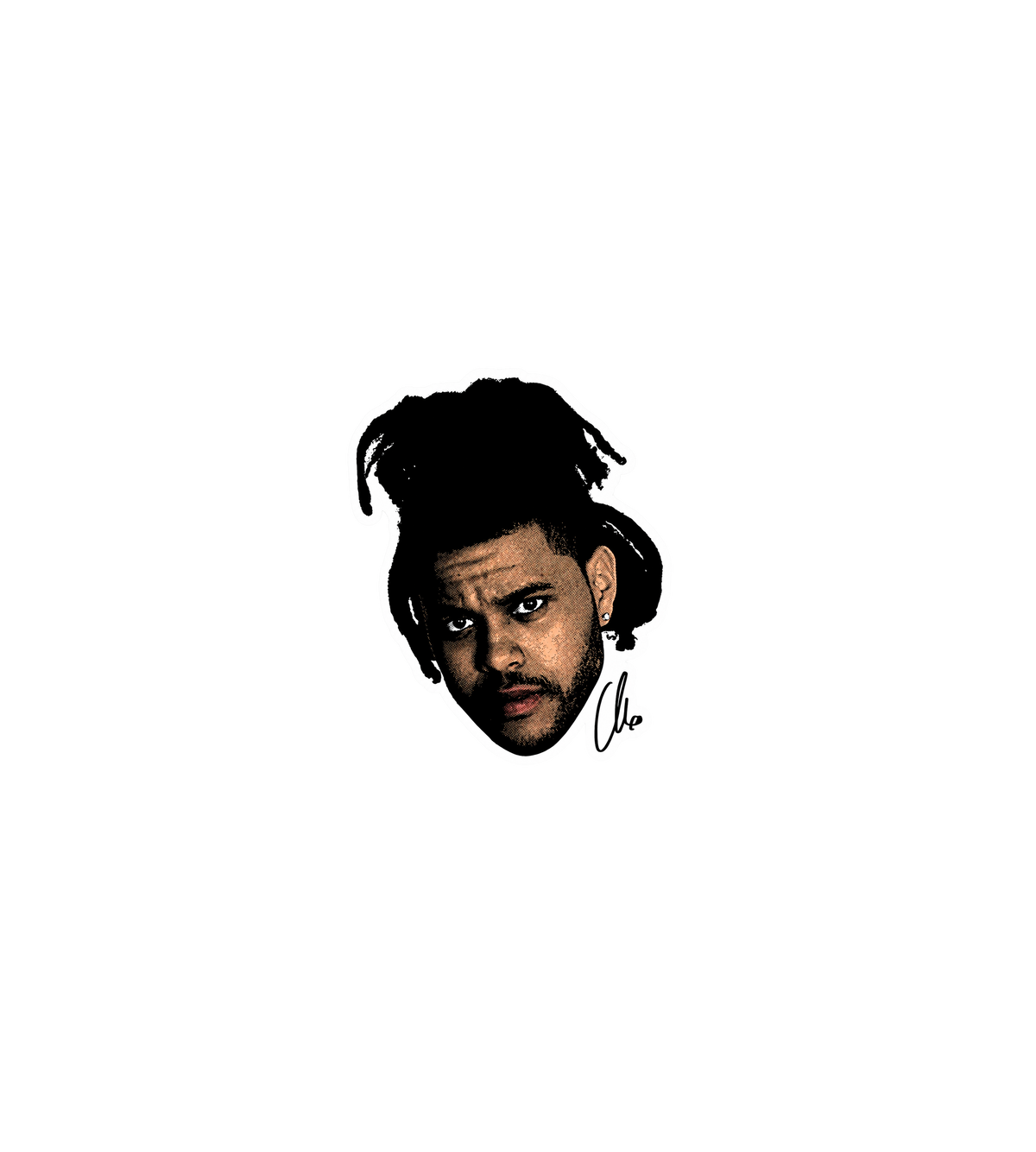 The Weeknd Portrait Sticker