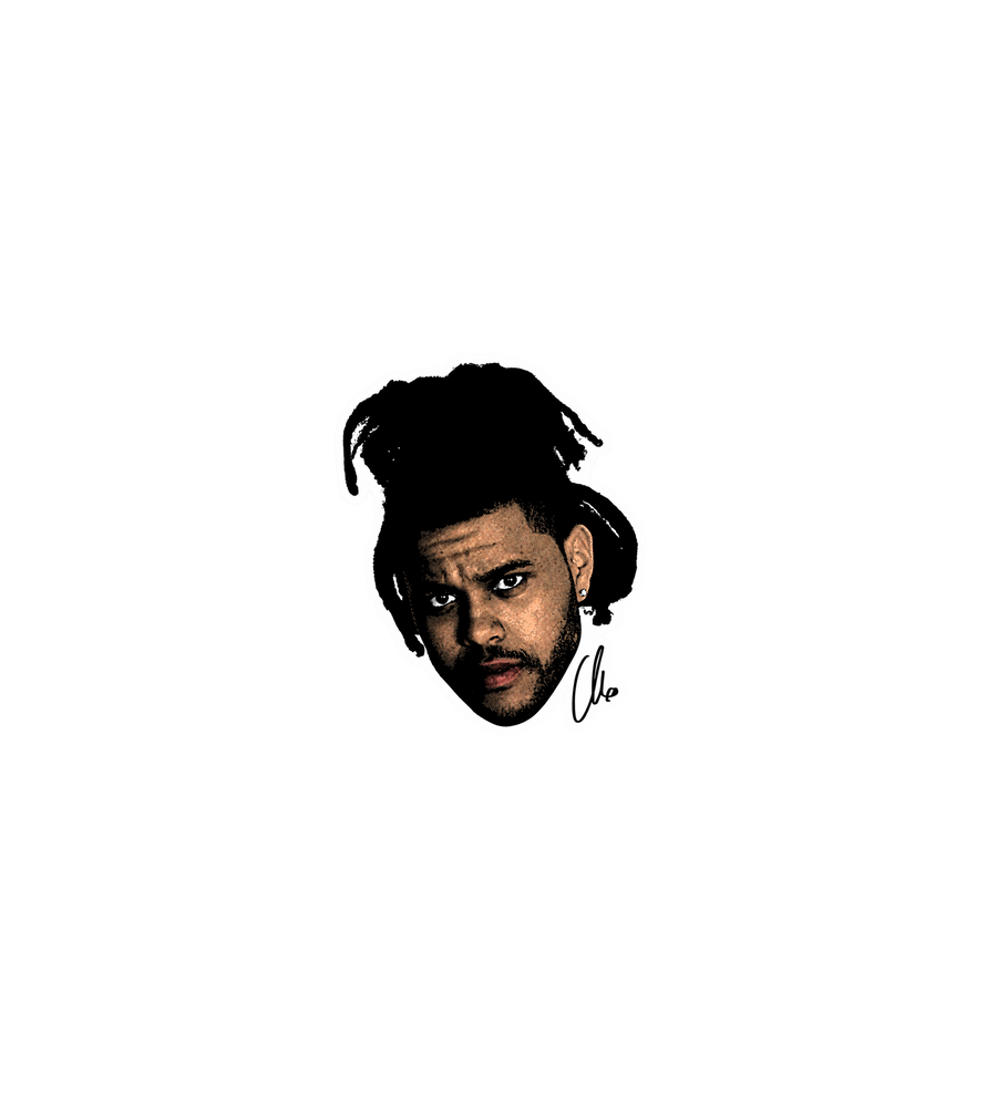 The Weeknd Portrait Sticker