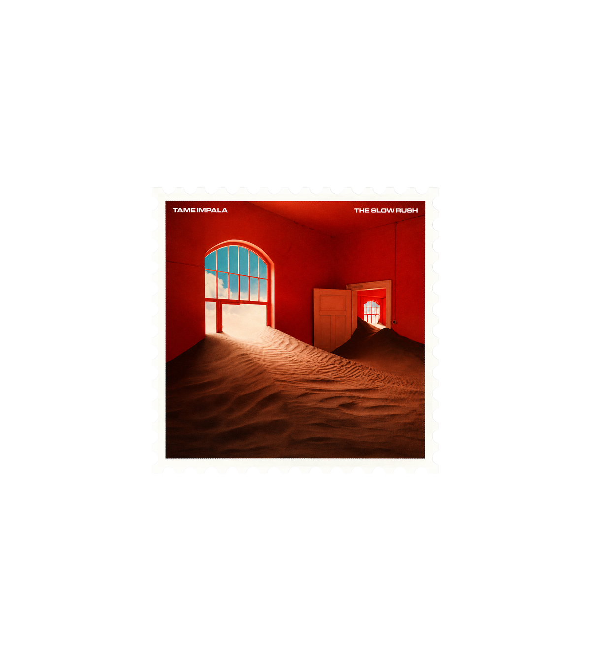 Tame Impala The Slow Rush Stamp Sticker