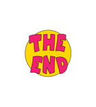 The End Retro Sticker