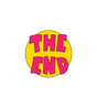 The End Retro Sticker