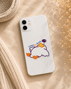 Tired As Duck Cute Sticker
