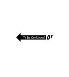To Be Continued Arrow Sticker
