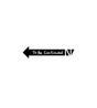 To Be Continued Arrow Sticker