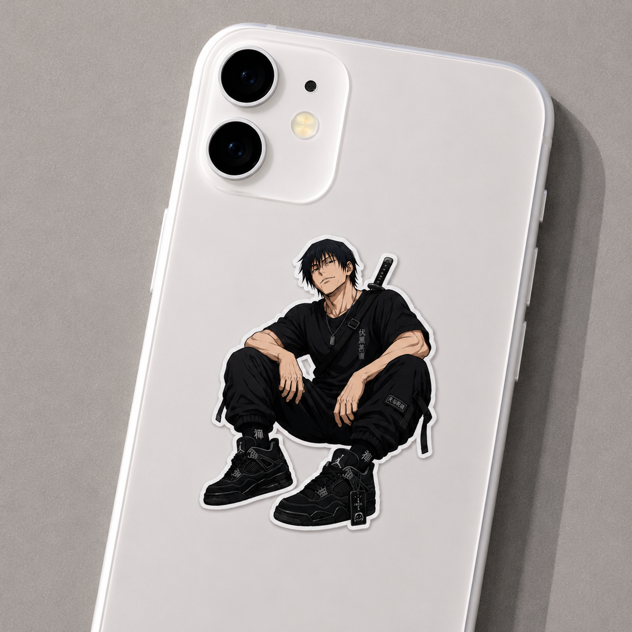 Toji Black Phantom Sneaker Sticker