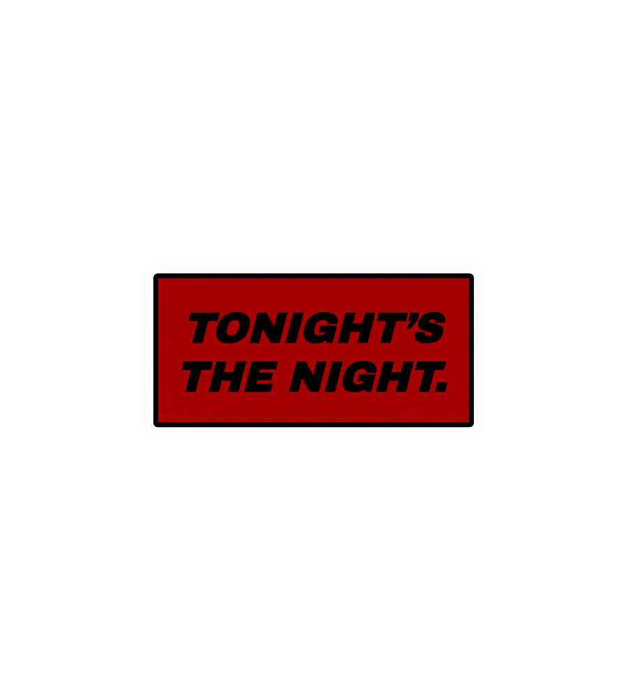 Dexter “Tonight’s the Night” Sticker