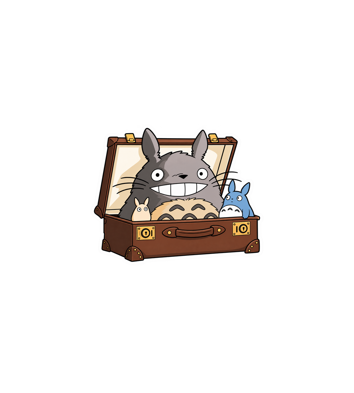 Totoro Suitcase Sticker