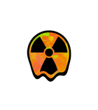 Radioactive Ghost Sticker