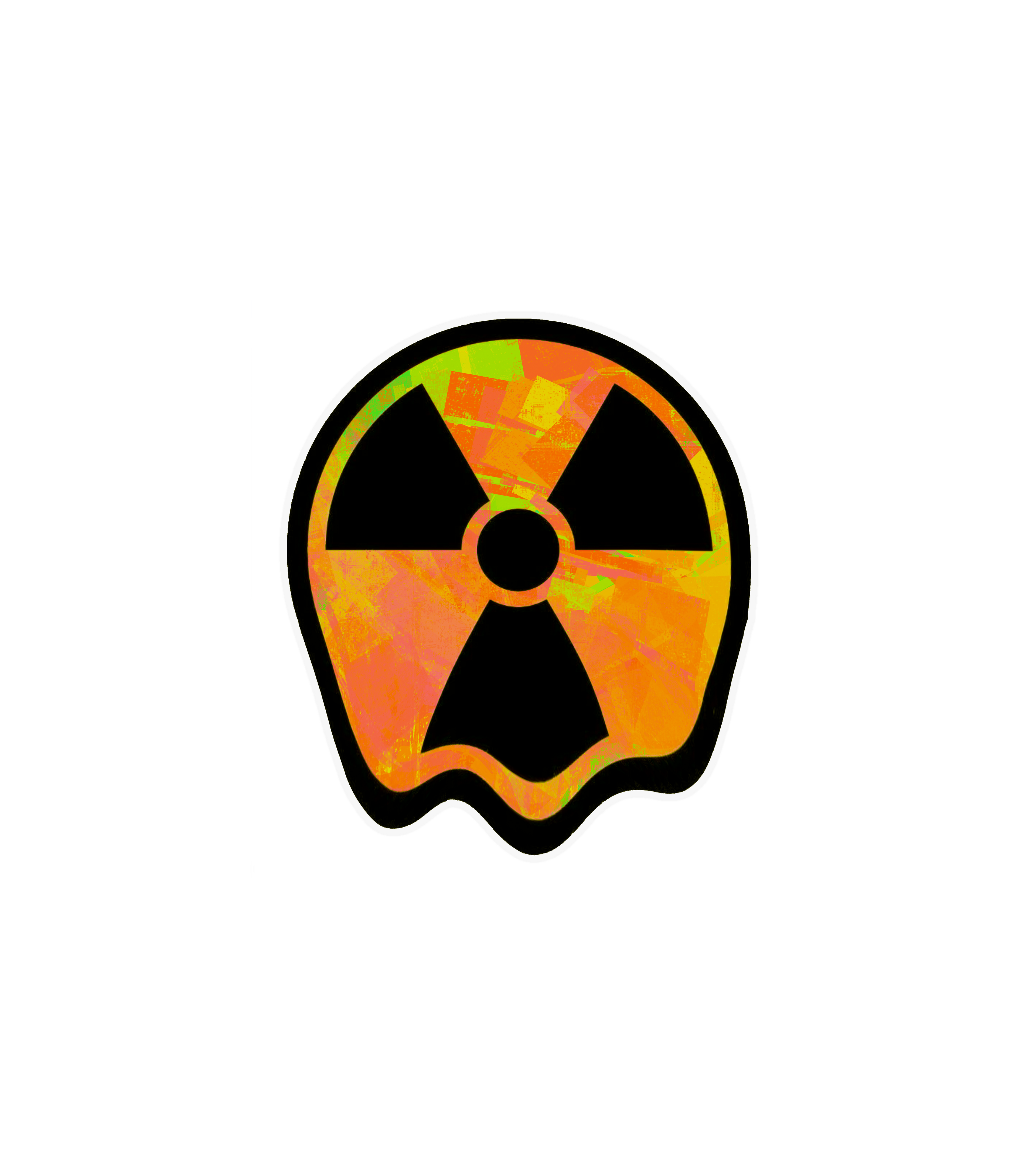 Radioactive Ghost Sticker