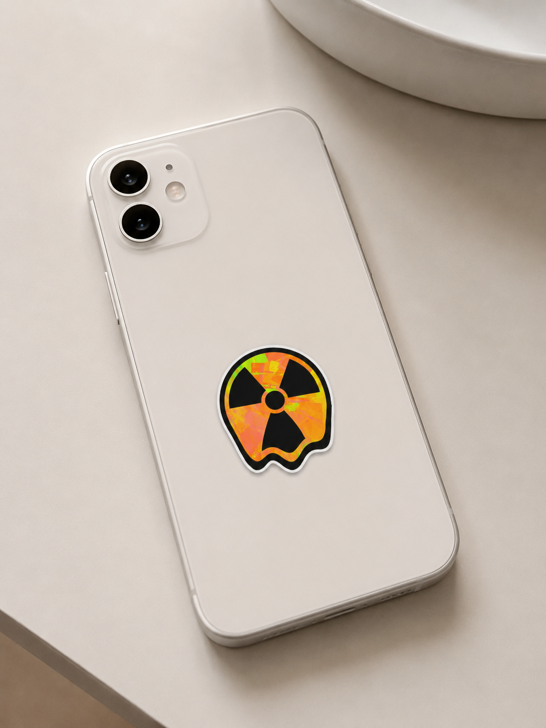 Radioactive Ghost Sticker