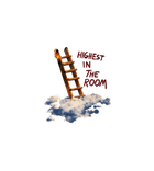 Highest in the Room Ladder Sticker