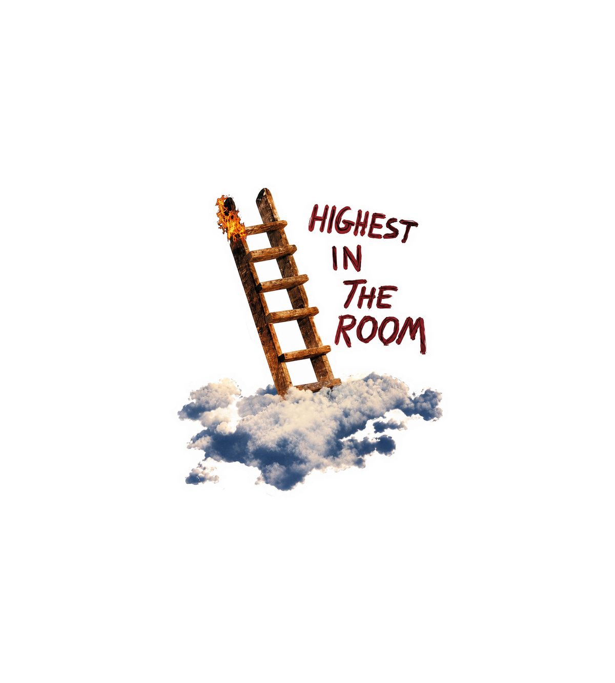 Highest in the Room Ladder Sticker