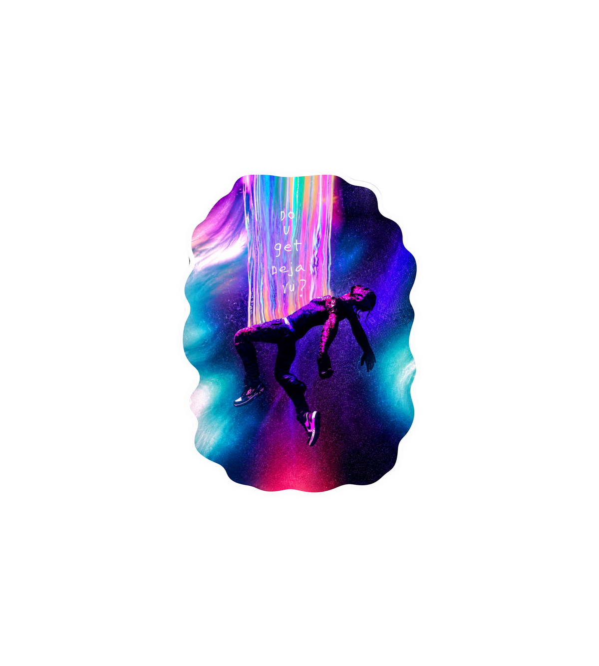 Travis Scott Falling Aesthetic Sticker