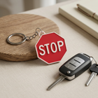 Stop Sign Keychain