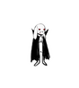 Vampire Bunny Sticker