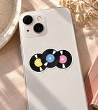 Retro Vinyl Records Sticker
