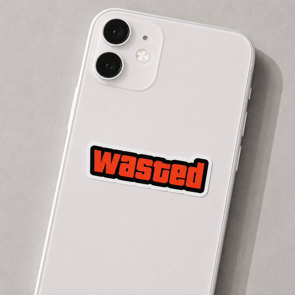 Wasted Sticker
