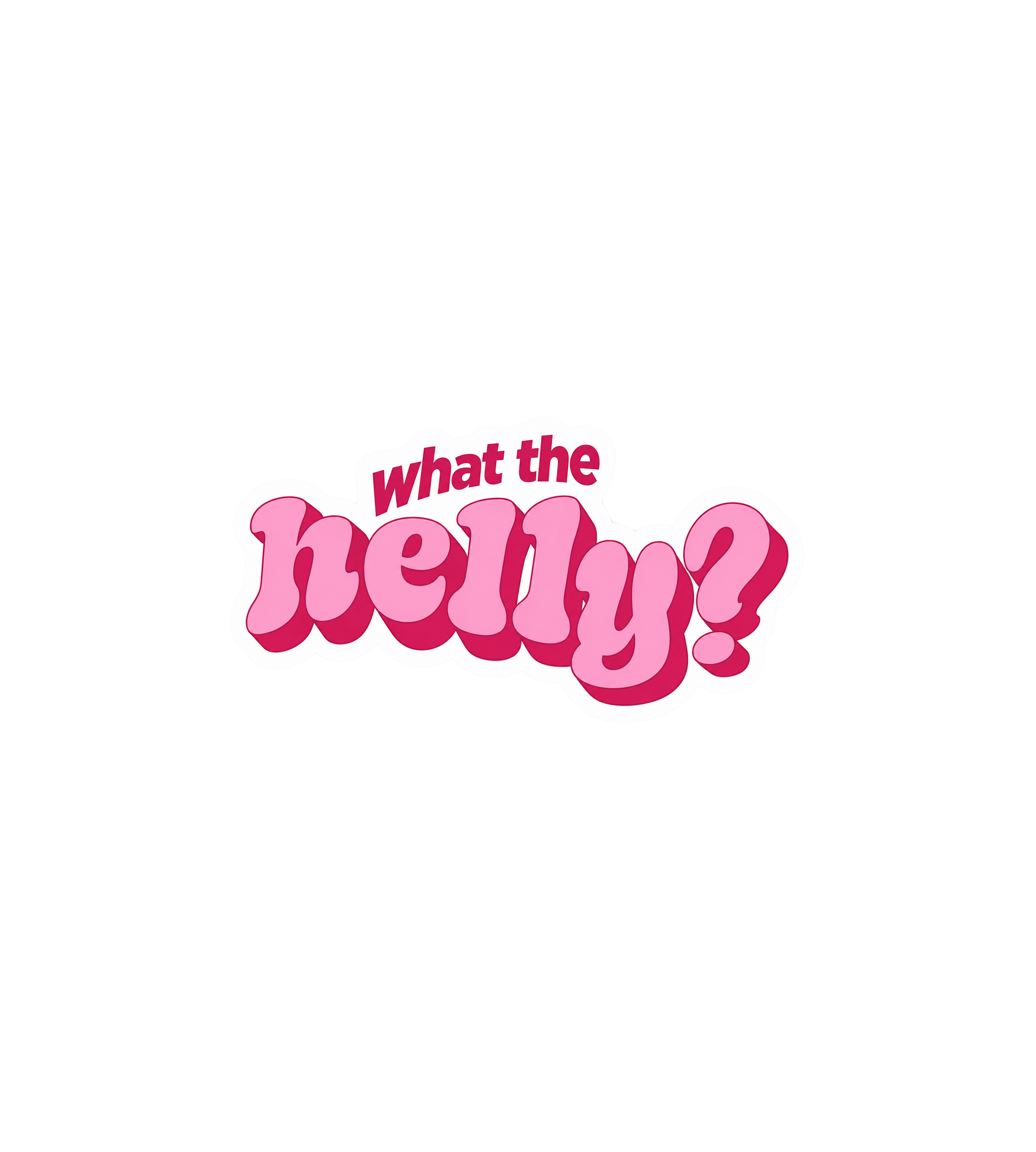 What the Helly? Funny Meme Sticker