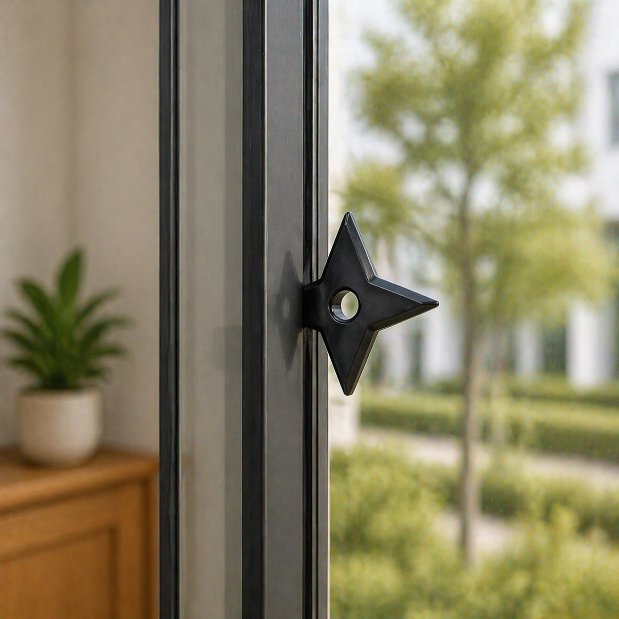 Ninja Star Fridge Magnet